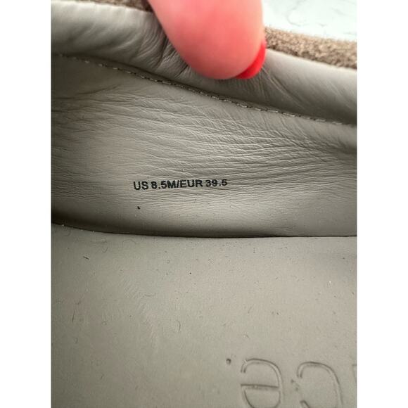 Vince. Shoes Canyon Womens US 8.5 EU 39.5 Steel Bone Suede Slip On Sneakers Gray - Picture 7 of 7